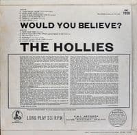 THE HOLLIES Would You Believe Vinyl Record LP Parlophone 1966